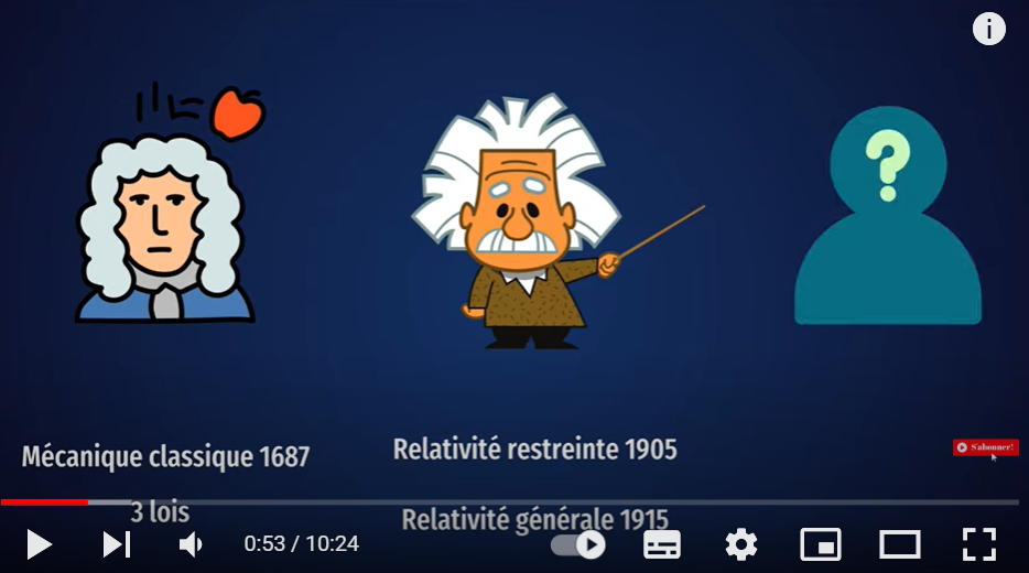 Les 3 lois de Newton (vidéo) - Copyright Les Génies des Sciences