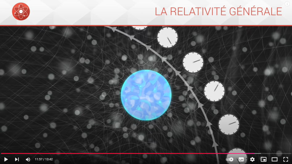Les concepts de la Relativité Générale (vidéo) - Alessandro Roussel (ScienceClic)