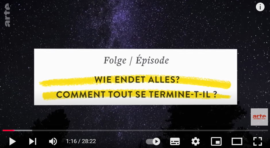 Quelle fin pour l'univers ? (vidéo) - Copyright ARTE